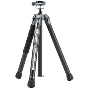 Fotopro X-Aircross 3 Carbon Lite Fiber Travel Tripod with FPH-32Q Ball Head (Slate Gray)