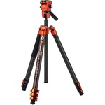 Fotopro X-AIRFLY Max Video Tripod (Orange)