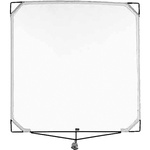 Matthews Solid Frame Scrim - 48x48" - White 1/4 Stop China Silk