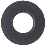 Bluestar Round Small Ultrasuede Eyecushion (Black)