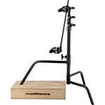Matthews Hollywood 20" C-Stand with Sliding Leg, Grip Head & Arm (Black, 5.25')