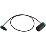 Cable Techniques 24" Low-Profile LPS TA3F To LPXLR-3M Cable (Green)