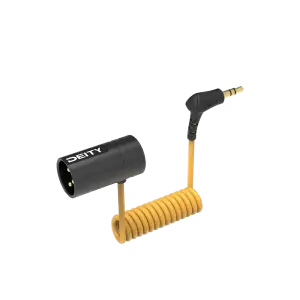 Deity Microphones V-Link 3.5mm TRS Male to XLR 3-Pin Male Microphone Adapter Cable (12")