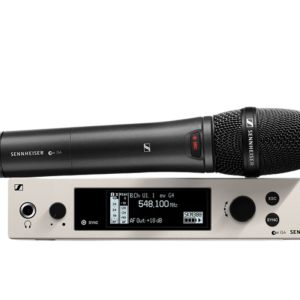 Sennheiser VOCAL SET 1 SKM 300 G4S handheld with mute switch 1 e 865 capsule supercardioid condenser 1 EM 300500 G4 rackmount receiver 1 GA 3 rack kit and 1 mic clip range BW 626 698 MHz